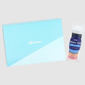 A4 LIFE PLANNER/ORGANIZER & Abstraction WASHI TAPE